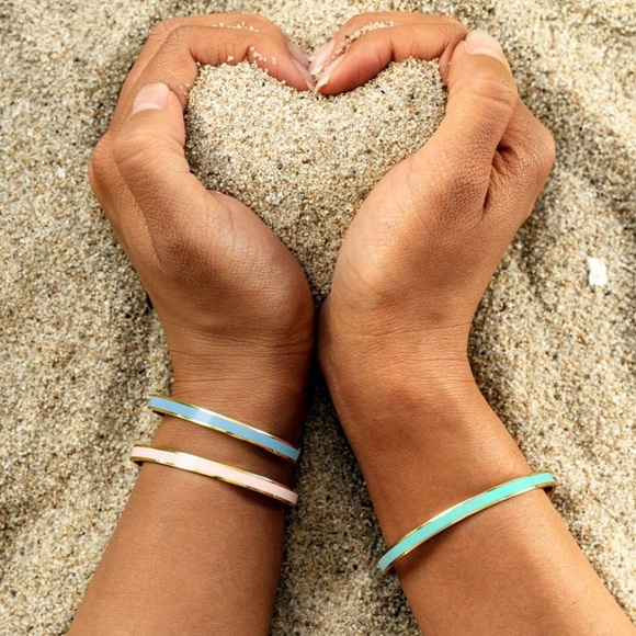 Gorgeous gold & blue bracelet - Picture 5 of 5